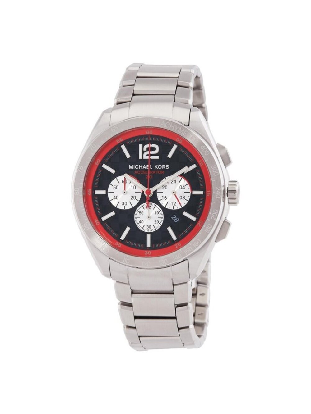 NWT Michael Kors Accelerator 2.0 Chronograph Quartz Black Dial Men's Watch